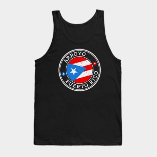 Arroyo Puerto Rico Puerto Rican Pride Flag Tank Top